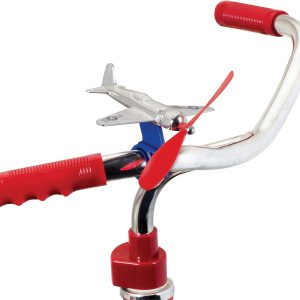 Schylling Bike Airplane - Bicycle Accessory for Handlebars with Oversized Spinning Propeller - Includes Airplane and Mounting Equipment - Ages 6 and Up - One Airplane