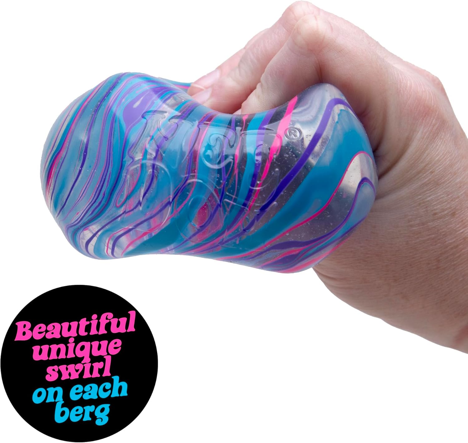 Schylling NeeDoh Swirl Nice Berg - Jumbo Squishy Squeezy Fun - Colors May Vary - Image 7
